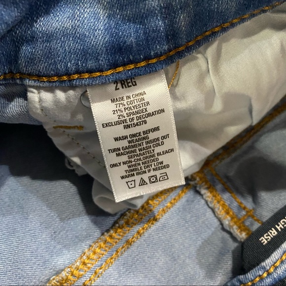 Aero brand jeans, high rise, size 2 regular - Picture 4 of 8